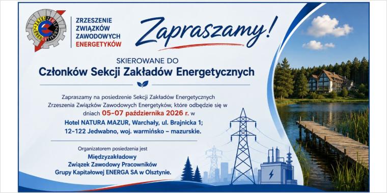 Zaproszenie na Sekcje ZE 