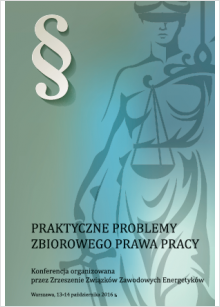 Praktyczne problemy zbiorowego prawa pracy  (publikacja do pobrania)